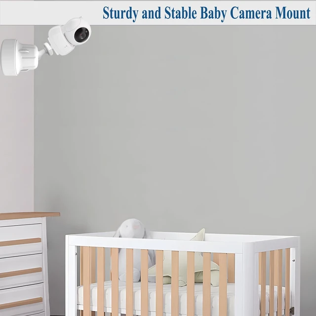 Alt view image 6 of 7 - Adjustable Baby Monitor Wall Mount Stand Holder Compatible with VTech VM924/ 901/928HD/5263/5755 /5764HD /7764HD/5766/5263/BM5254/ Leapfrog LF920HD/RM7768HD/LF815HD/LF1726FHD /LF2413 Camera