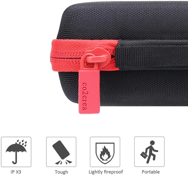 Alt view image 5 of 7 - Hard Case for Midland ER10VP Emergency Alert Radio Flashlight Soft Anti-Static Lining, Expanded Interior Space, Accessory Storage, Secure Organization, Protective Storage