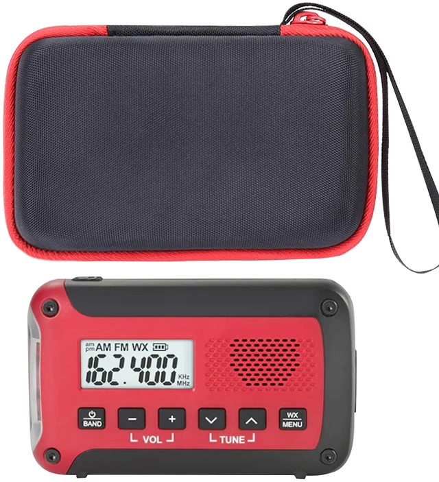 Alt view image 7 of 7 - Hard Case for Midland ER10VP Emergency Alert Radio Flashlight Soft Anti-Static Lining, Expanded Interior Space, Accessory Storage, Secure Organization, Protective Storage