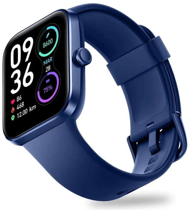 Main image of Go VeryFit 1.69" Smart Watch - Heart Rate Blood Oxygen Saturation Sleep Monitor - Step Counter Pedometer - 5ATM Exercise Activity Fitness Tracker Watches for Men Women (Blue)