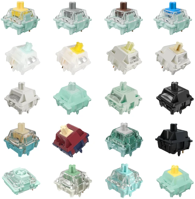 Main image of Gateron Series New and Classic Mechanical Keyboard Switches Sample Pack 20pcs