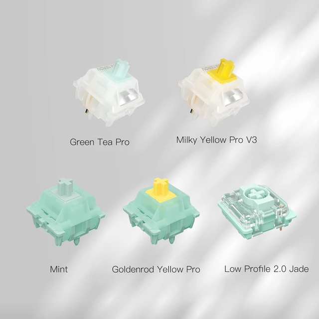 Alt view image 4 of 5 - Gateron Series New and Classic Mechanical Keyboard Switches Sample Pack 20pcs