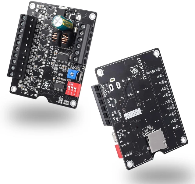 Main image of 1 Pc 60W Voice Playback Module Support TF Card(32GB Max), DC 9-24V Sound Module Music Player Voice Broadcast Device Support Sound and Light Alarm for Home Alarm Voice Broadcast Module