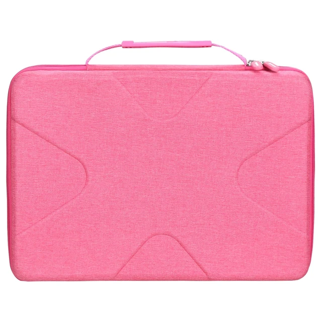 Alt view image 5 of 7 - Case for Boifun 17.5" / pofoto 17.5" / DBPOWER 17.9" DVD Player -Red Carrying Case, fit PJGCWB 17.9" 16.9" DVD Player, Zippered Mesh Pocket Stores Remote Control, Charger, AV Cable