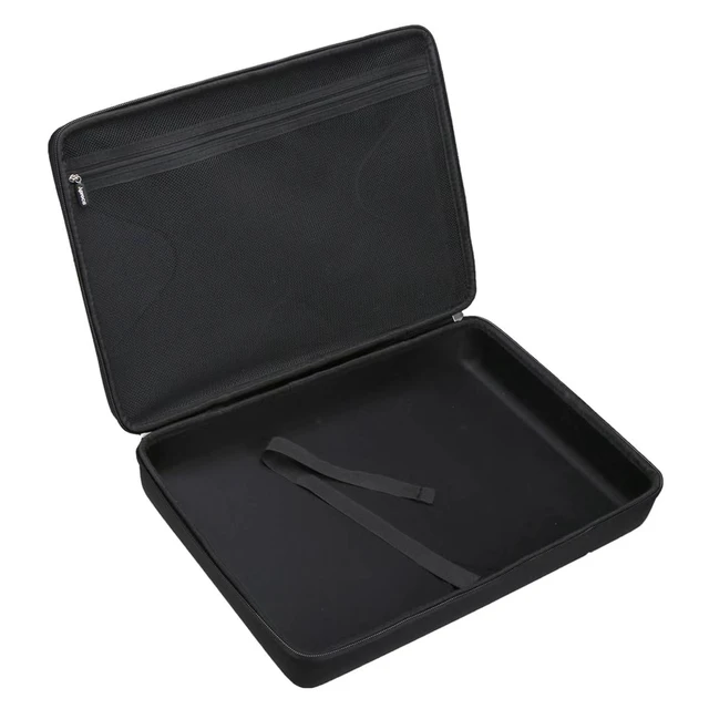 Alt view image 2 of 6 - Case for Boifun 17.5" / pofoto 17.5" / DBPOWER 17.9" DVD Player -Black Carrying Case, fit PJGCWB 17.9" 16.9" DVD Player, Zippered Mesh Pocket Stores Remote Control, Charger, AV Cable
