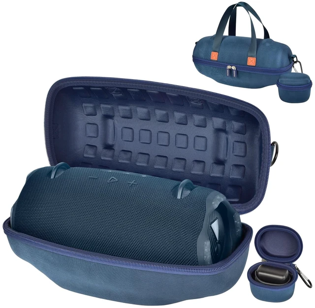Main image of Case Compatible with JBL Xtreme 4/3 Portable Waterproof Wireless Bluetooth Speaker. Travel Carrying Storage Organizer with Holder for Adapter (Box Only) -Blue