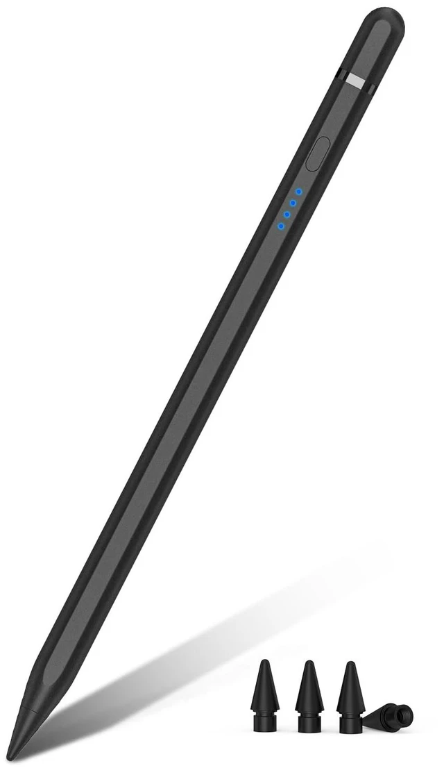 Main image of Pencil 1st Generation for iPad (2026-2018), iPad Pencil USB C Fast Charging Tilt Sensitivity and Palm Rejection, Compatible with iPad 6-10/A16, Pro M4/M5/11",12.9", Mini 5-7, Air 3-5/M2/M3/M4 (Black)