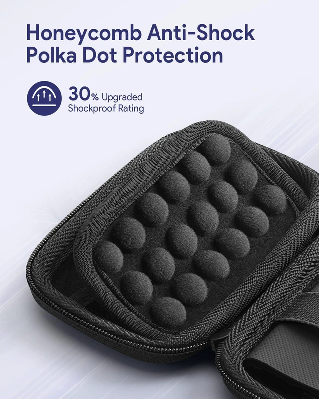 Alt view image 2 of 7 - Case for PLAUD Note/Note Pro AI Voice Recorder, Enhanced Shock-Absorbent Hard Protective Storage Bag for Digital Voice Recorder, Water-Resistant Pouch (Case Only)