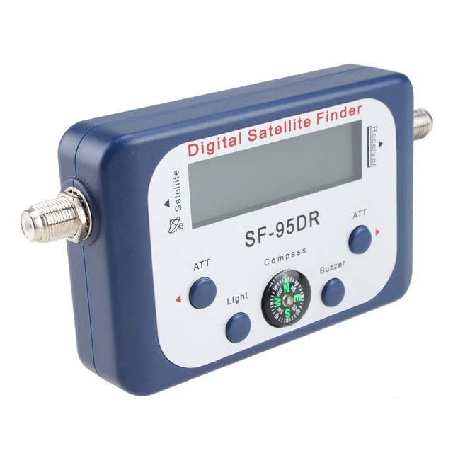 Alt view image 7 of 7 - Digital Satellite Finder for Dish DirectTV FTA, Signal Meter Support 950-2150MHz Ku-Band, Audio Tone & LED Indicators for Easy Alignment, Bulit-in Compass