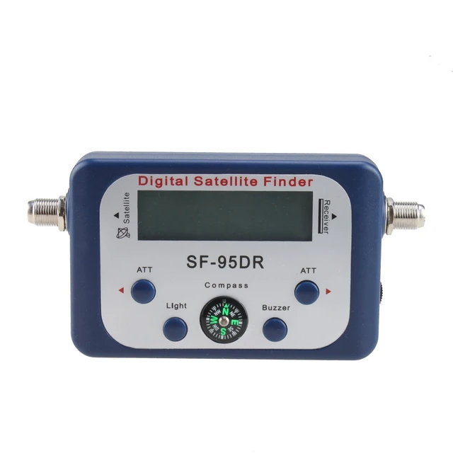 Alt view image 4 of 7 - Digital Satellite Finder for Dish DirectTV FTA, Signal Meter Support 950-2150MHz Ku-Band, Audio Tone & LED Indicators for Easy Alignment, Bulit-in Compass