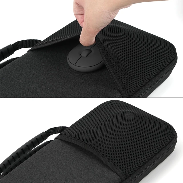 Alt view image 5 of 6 - Keyboard Hard Shell Protective Travel Case, Compatible with Logitech MK470 Slim Wireless Keyboard and Mouse Combo, Logitech MK470 / K585 / K580 (Dark Gray)