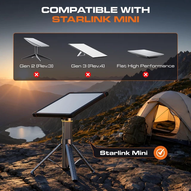 Alt view image 6 of 7 - Starlink Mini Case, Liquid Silicone Protective Cover Case Heat Dissipation, Shockproof, Corner Protector