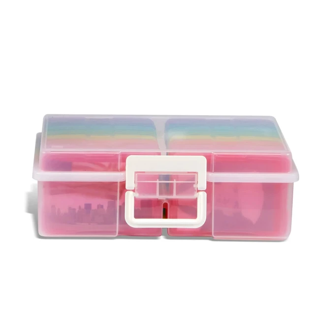 Alt view image 7 of 7 - Multicolor Photo & Craft Keeper by Simply Tidy - Organize and Store Photos, Stickers, and Craft Supplies, Includes 16 Small Cases - 1 Pack
