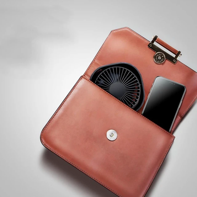 Alt view image 7 of 7 - Small USB Fan Small Quiet Portable USB Powered ONLY (No Battery), Cooling 3 Speed Setting 360° Adjustable Swivel Desktop Personal Fan for Home Office Bedroom Outdoor Travel Summer (Black)
