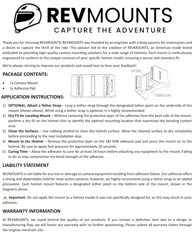 Alt view image 5 of 7 - KYT TT-REVO Action Camera Helmet Chin Mount