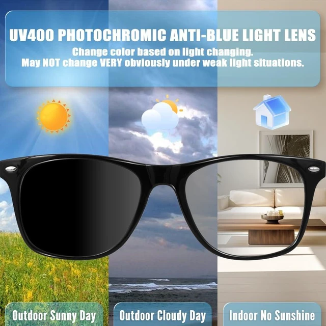 Alt view image 2 of 7 - Smart Glass for Men, Bluetooth Audio Sunglasses Color-Change Lenses Speakers Touch Control Unisex Intelligent for Indoor Outdoor Walking Working