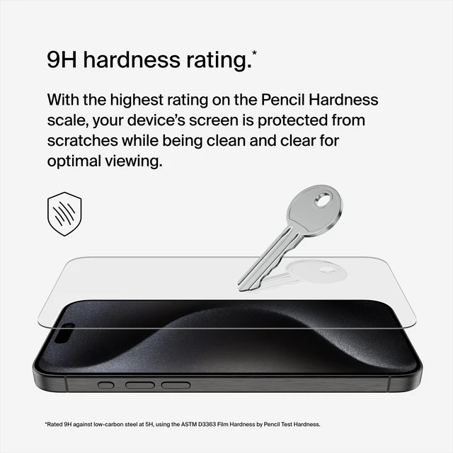 Alt view image 2 of 7 - Tempered Glass Screen Protector, Scratch-Resistant iPhone 15 Pro Max 9H tempered glass, shatterproof, scratch resistant, screen guard, case-compatible, easy align tray, bubble-free install