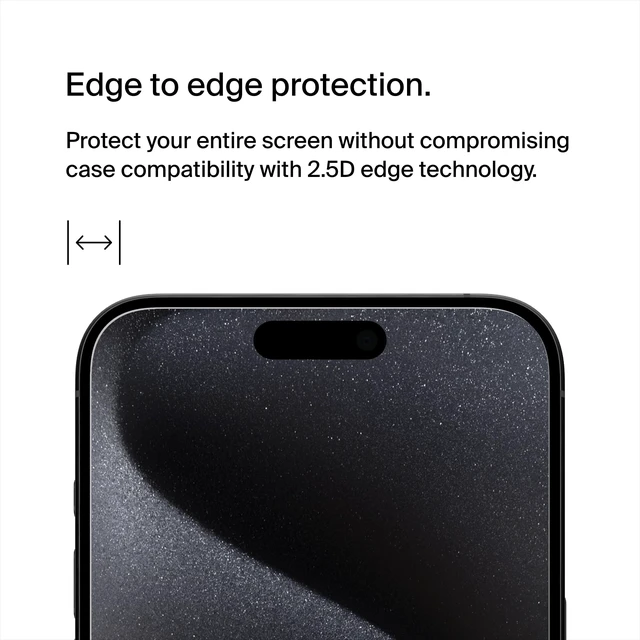 Alt view image 5 of 7 - Tempered Glass Screen Protector, Scratch-Resistant iPhone 15 Pro Max 9H tempered glass, shatterproof, scratch resistant, screen guard, case-compatible, easy align tray, bubble-free install