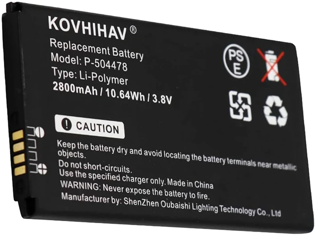 Main image of Replacement Battery for ADT Command Secondary Color Touchscreen Keypad,fits P-504478 2800mAh 3.8V