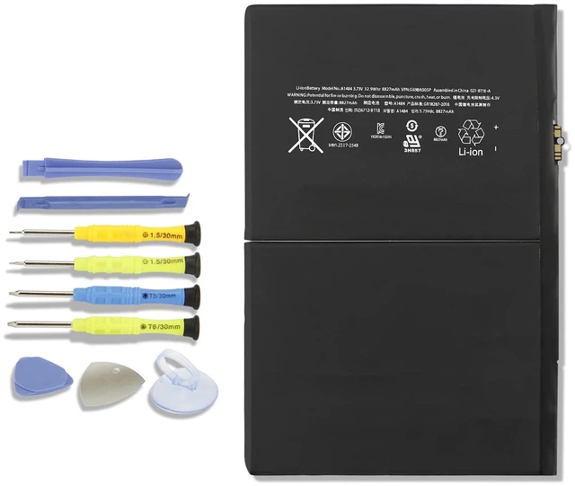 Main image of A1484 A1474 Tablet Battery Replacement for iPad 5th 6th 7th 8th 9th Generation A1822 A1823 A1893 A1954 A2197 A2198 A2270 A2428 A2429 A2430 A2602 A2603 A2604 A1474 A1475 for iPad 5/6/7/8/9/Air 1