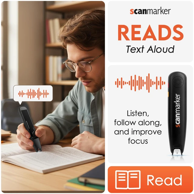Alt view image 6 of 7 - AI Pen with Built-in Screen OCR Scan Reader & Text to Speech ChatGPT Pen for Students & Adults Portable ai Translator Device Reading Pen for Study, Travel & Work Ai smart Pen