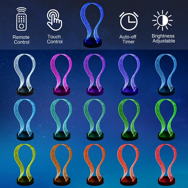 Alt view image 2 of 7 - Light Up Headphone Stand, 16 Color Lights Gaming Desk Accessory with 1 USB Charging Port and 1 Type-C Charging Ports, USB Power and PCB Pattern, Gifts for Gamers Boyfriend Boy Man
