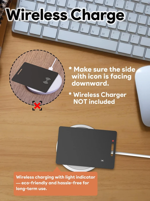 Alt view image 3 of 7 - Wallet Tracker Card, Air Tracker Tags for Android - Work with Googles Find Hub App, Slim Bluetooth Tracker Smart Card Wallet Finder, IP68 Waterproof, Item Locator for Luggage Tags, Passports, Purse