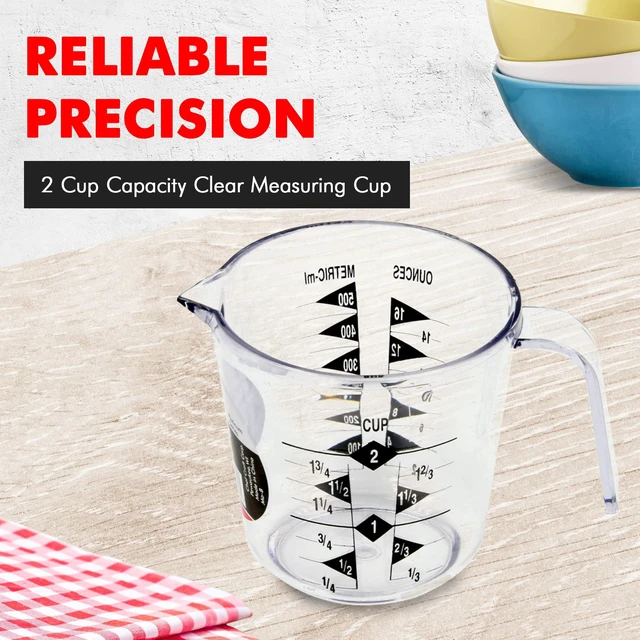 Alt view image 2 of 7 - Select Plastic Measuring Cup, 2 Cup, Clear