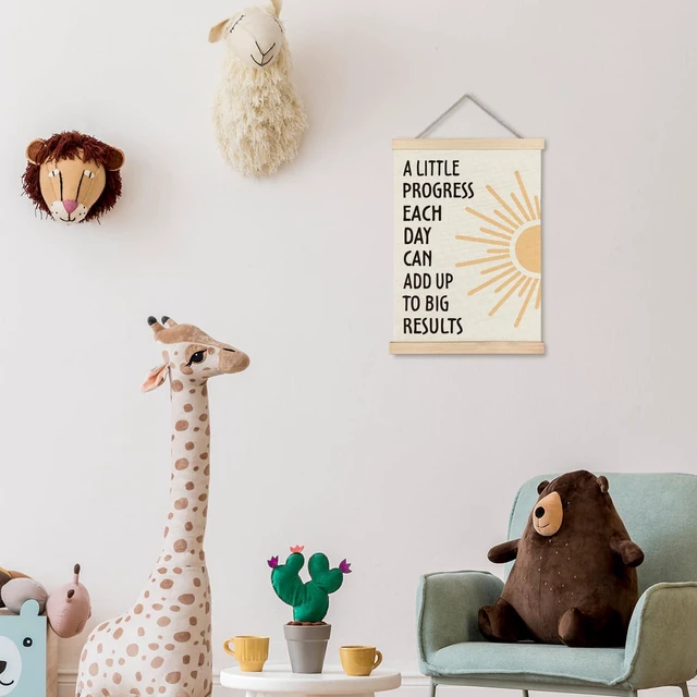 Alt view image 4 of 6 - Positive Affirmations Wall Decor, Inspirational Add Up to Big Results Office Wall Art, Motivational Quotes Wall Art for Office Classroom Home, 12x16