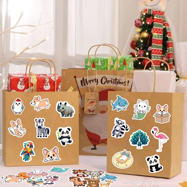 Alt view image 6 of 7 - 100 PCS Water Bottle Stickers for Kids,Waterproof Vinyl Animal Stickers for Kids,Skateboard,Laptop Stickers for Girls Boys Classroom Prizes