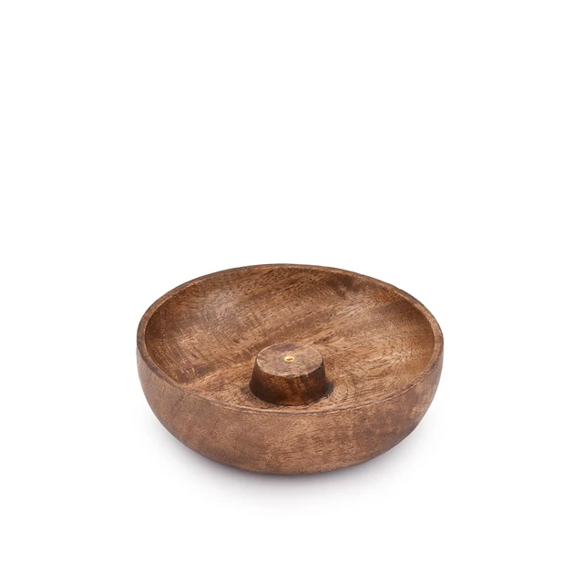 Alt view image 3 of 5 - Incense Burner Stick Holder Bowl, Ash Catcher Bowl for Home Décor, Meditation, Yoga (5" x 5" x 1.5")