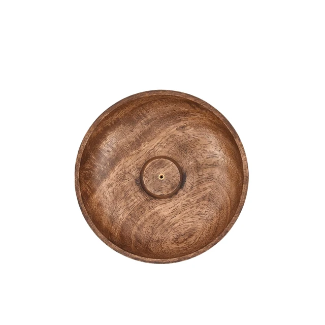 Alt view image 4 of 5 - Incense Burner Stick Holder Bowl, Ash Catcher Bowl for Home Décor, Meditation, Yoga (5" x 5" x 1.5")