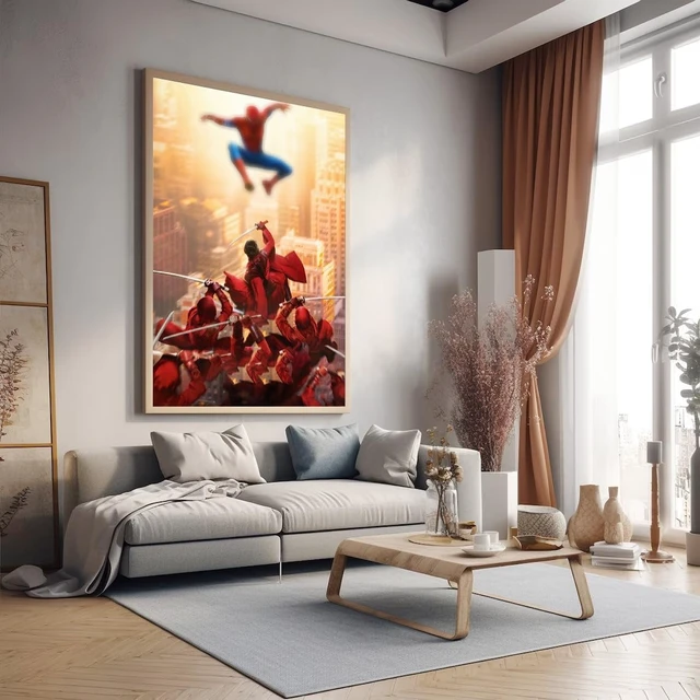 Alt view image 4 of 6 - Spider-Mon Brand New Day Poster For Fans Kids Room Bedroom Wall Decor-Movie Spiderman Posters Canvas Prints Picture For Teen Boy Girls Gifts