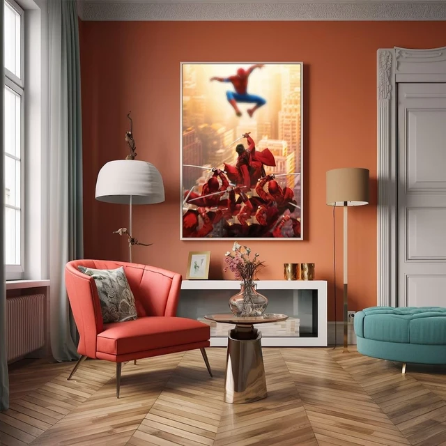 Alt view image 3 of 6 - Spider-Mon Brand New Day Poster For Fans Kids Room Bedroom Wall Decor-Movie Spiderman Posters Canvas Prints Picture For Teen Boy Girls Gifts
