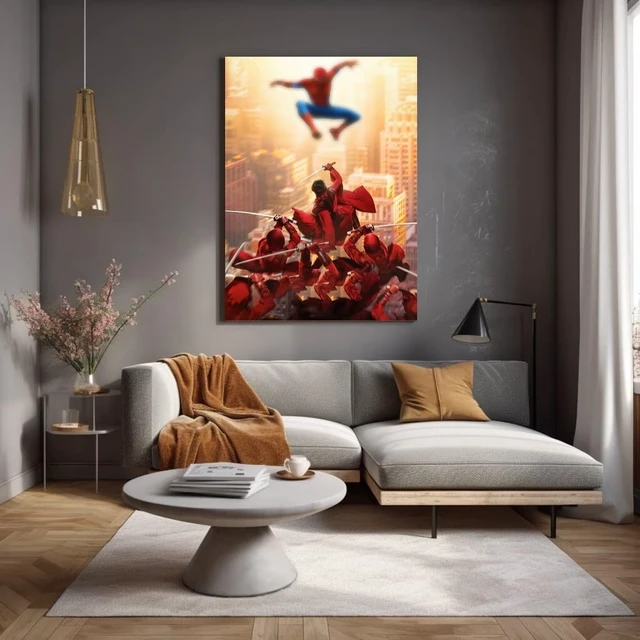 Alt view image 5 of 6 - Spider-Mon Brand New Day Poster For Fans Kids Room Bedroom Wall Decor-Movie Spiderman Posters Canvas Prints Picture For Teen Boy Girls Gifts