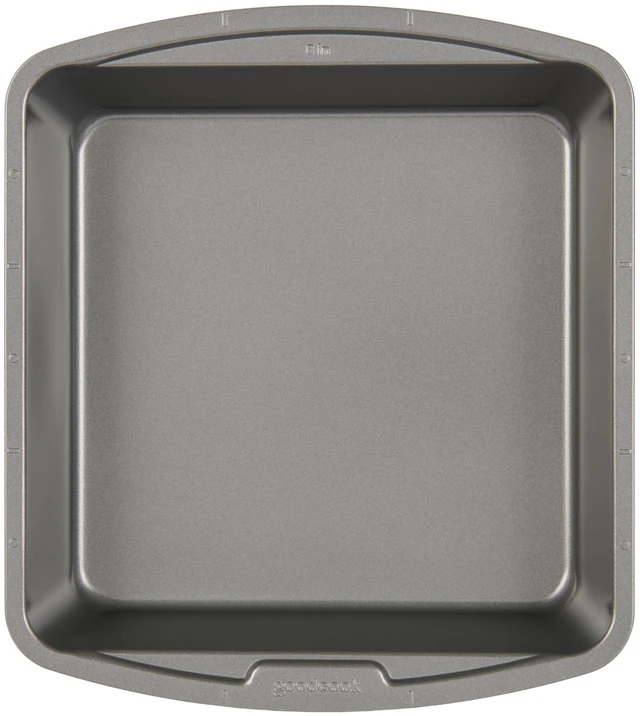 Main image of Everyday Nonstick Steel Square Pan, 8", Gray