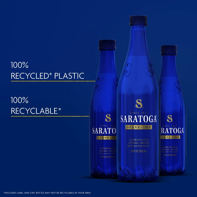 Alt view image 2 of 6 - Saratoga Sparkling Spring Water, 16 fl oz, 6-Pack Plastic Bottles