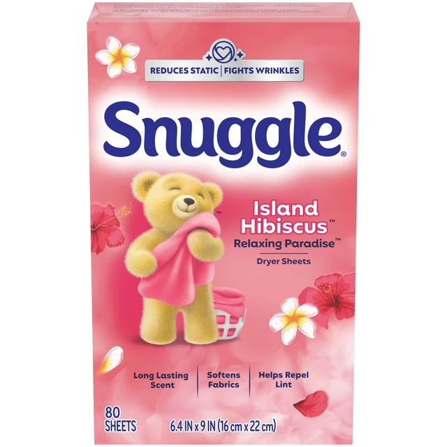Alt view image 5 of 7 - Snuggle Island Hibiscus Relaxing Paradise Dryer Sheets 80 Count
