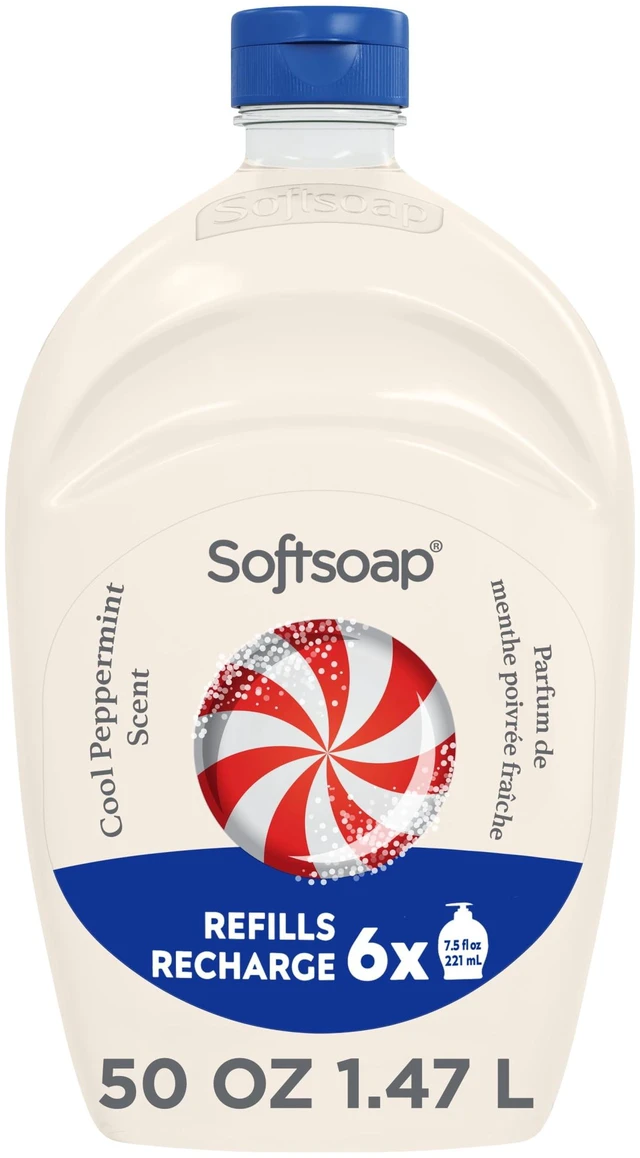 Main image of Softsoap Limited Edition Liquid Hand Soap, Cool Peppermint Scent, 50 fl oz