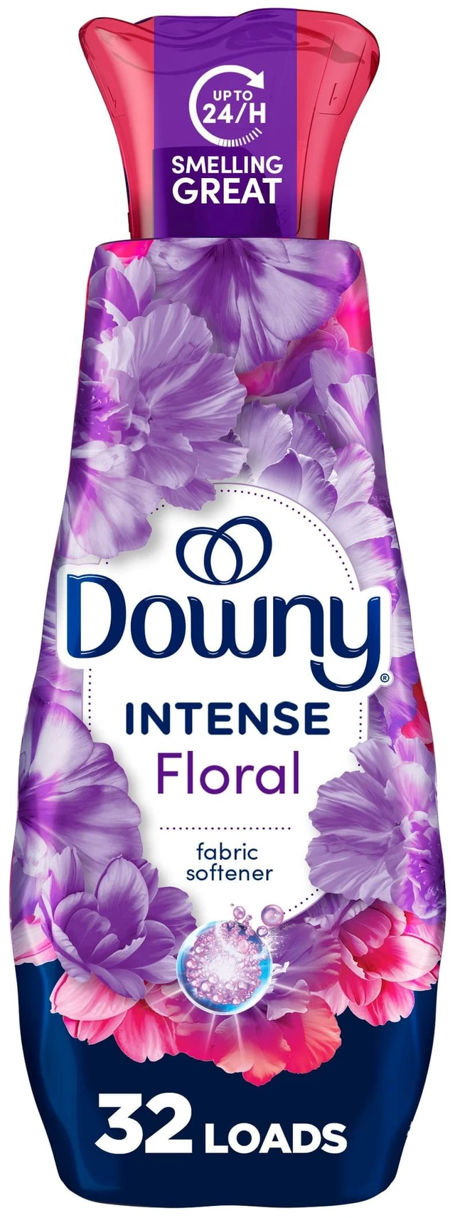 Main image of Downy Intense Fabric Softener Liquid, Floral Scent, 24 fl oz, 32 Loads
