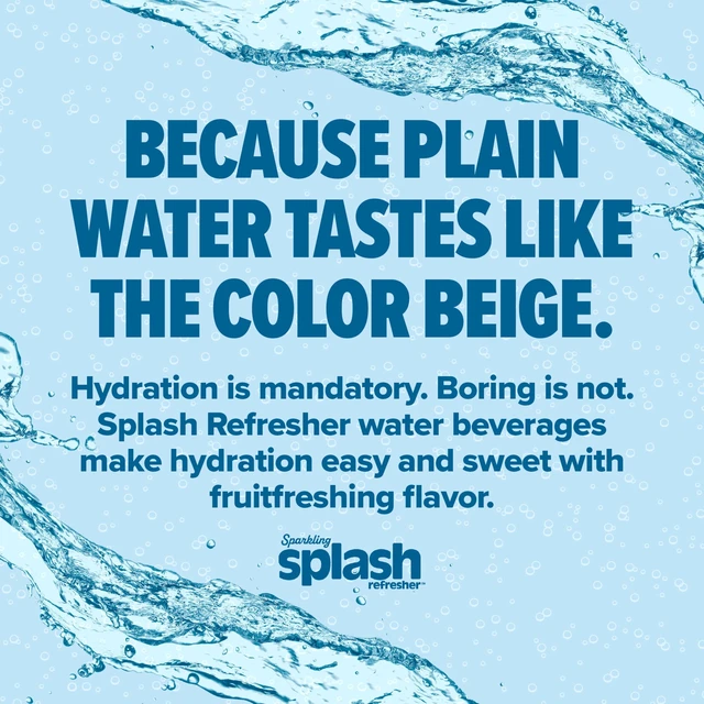 Alt view image 6 of 6 - Splash Blast Sparkling Can 12 fl oz Kiwi Watermelon 8-Pack