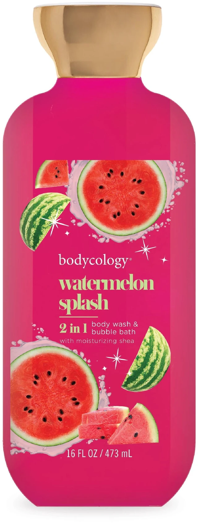 Main image of Bodycology Watermelon Splash 2-in-1 Body Wash and Bubble Bath, 16 fl oz