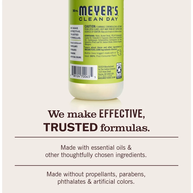Alt view image 4 of 6 - Mrs. Meyer's Clean Day Room Spray 8 Fl Oz Lemon Verbena Scent