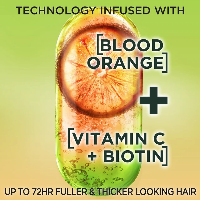 Alt view image 2 of 6 - Garnier Fructis Grow Strong Thickening Shampoo 12.5 fl oz with Biotin for All Hair Types