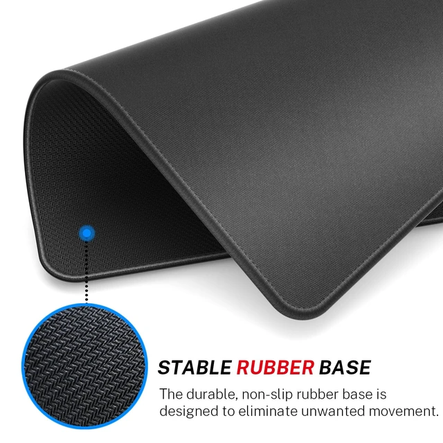 Alt view image 5 of 6 - MROCO Essential Office & Gaming Mouse Pad 30% Larger 8.5x11 Inches Black
