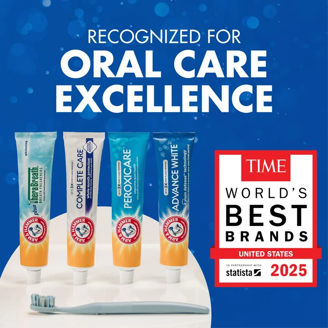 Alt view image 6 of 6 - ARM & HAMMER Plus TheraBreath Toothpaste Icy Mint 5.5oz 2-Pack