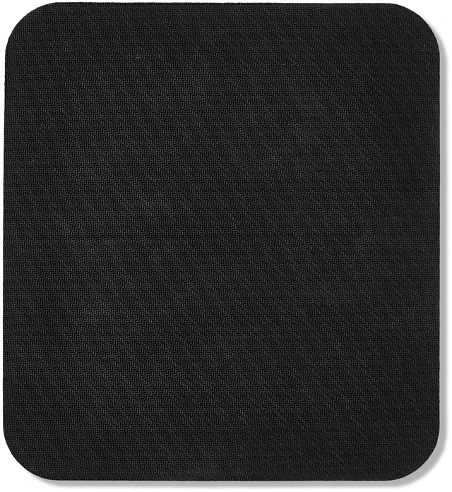 Alt view image 2 of 7 - Onn Mouse Pad, Square, Polyester Surface with Non-slip Natural Rubber Backing, Black