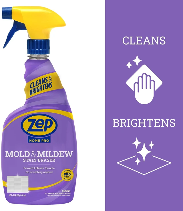 Main image of Zep Home Pro Mold and Mildew Stain Eraser and Cleaner, 32fl oz, Clean Fresh Scent