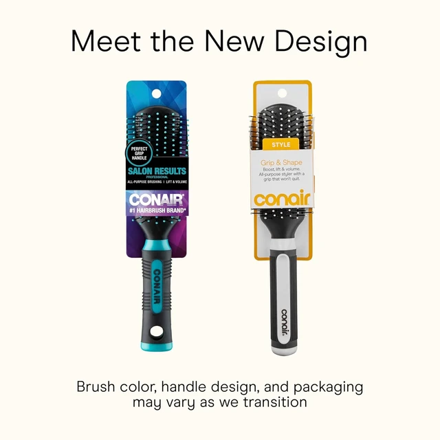 Alt view image 5 of 6 - Conair Salon Results Detangling Hairbrush, Nylon Bristles, for Men and Women, All Hair Types