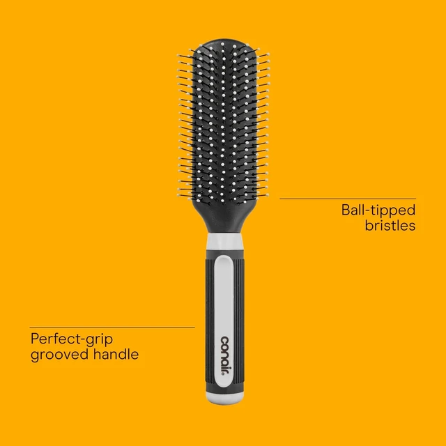 Alt view image 3 of 6 - Conair Salon Results Detangling Hairbrush, Nylon Bristles, for Men and Women, All Hair Types